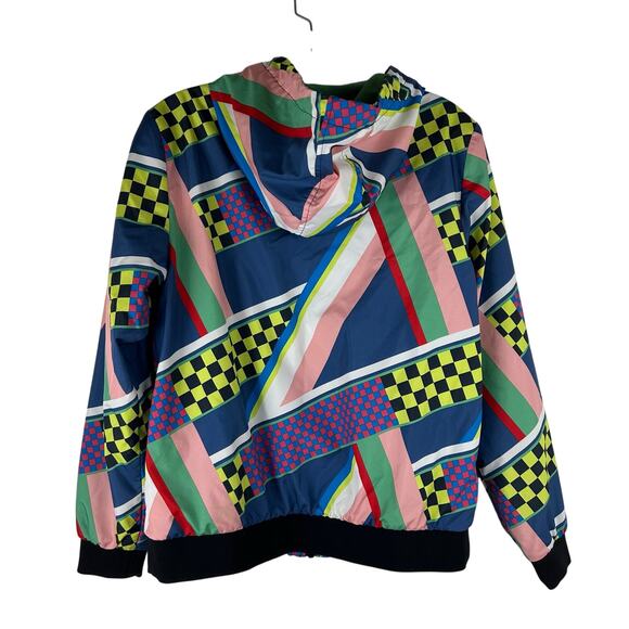 Vans Womens Windbreaker Jacket Size XS Colorful Full Zip Skate - Picture 3 of 8
